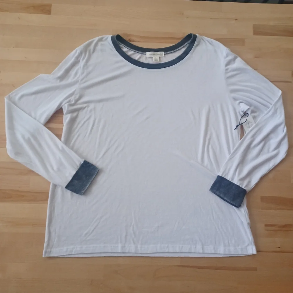 {Treasure & Bond} Long Sleeve Ringer Tee - Picture 2 of 7